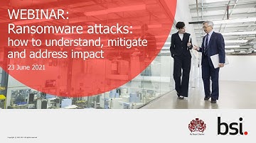 On-demand webinar | Ransomware: how to understand, mitigate and address impact