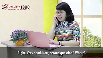 TOEIC Speaking Part 3 | Respond to Questions When, Where, Why | Ms Hoa TOEIC | LEC Channel