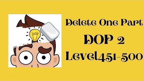 DOP 2 : Delete one part Level 451 to 500 gameplay walkthrough solution #gaming #gamingvideos