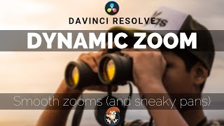 Smooth Zooms and Pans with Dynamic Zoom - DaVinci Resolve 15 - 5 Minute Friday #6