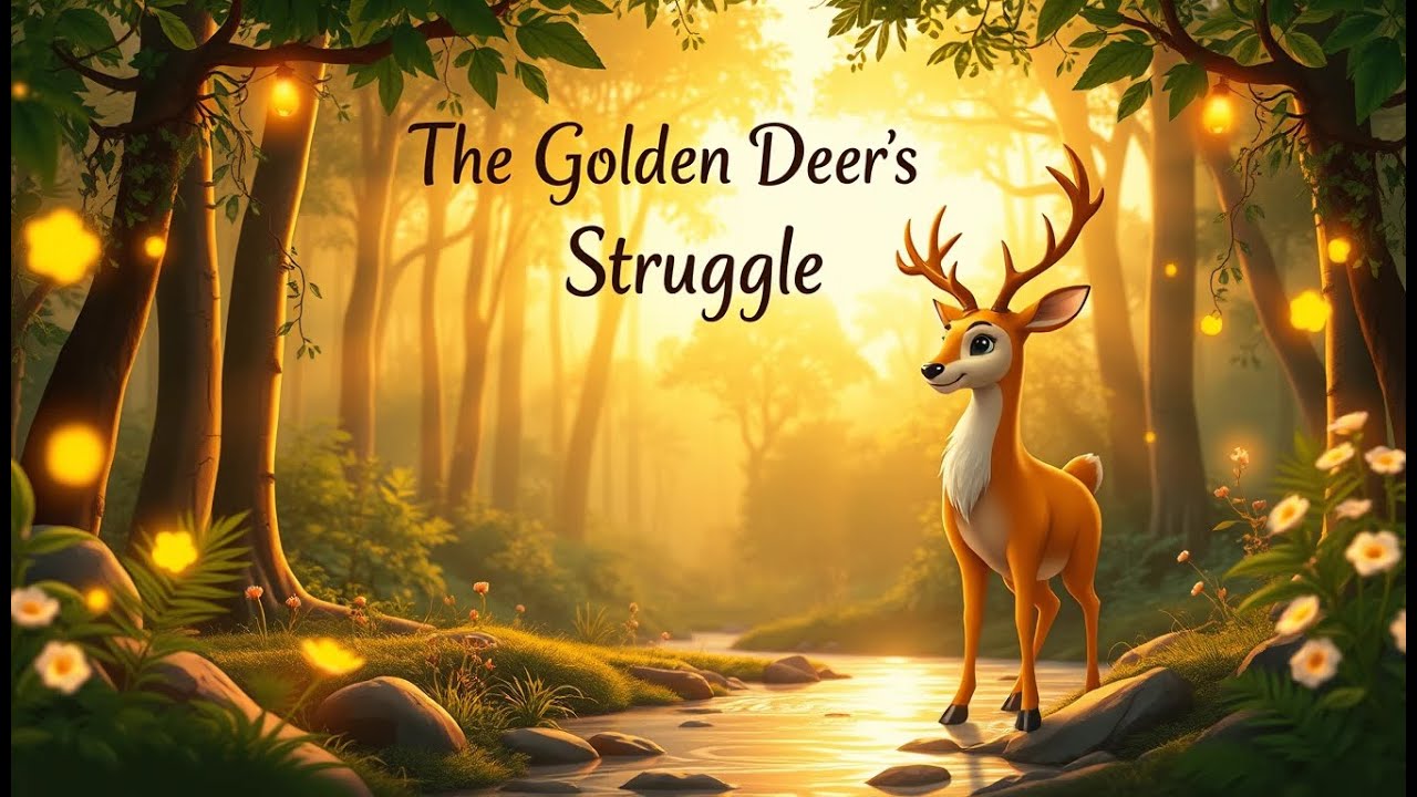 THE GOLDEN DEER'S STRUGGLEBedtime stories for kidsbedtimestories