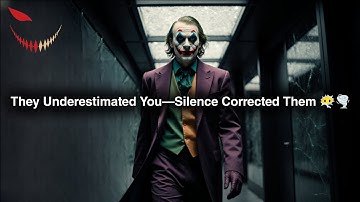 They Thought You Were Manageable… Until Every Room Fell Silent 😶‍🌫️🔥 - Joker Speech
