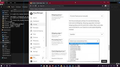 Etsy Listing Automation