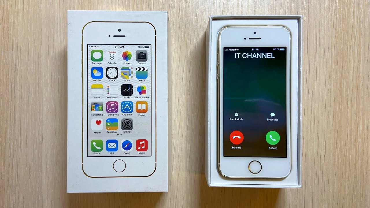 iPhone 5s Incoming Call in Box - YouTube