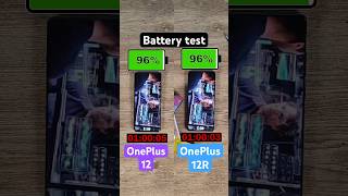 OnePlus 12 vs 12R battery test
