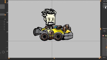 Bearded Man Racing Game Character | Spriter Pro animation