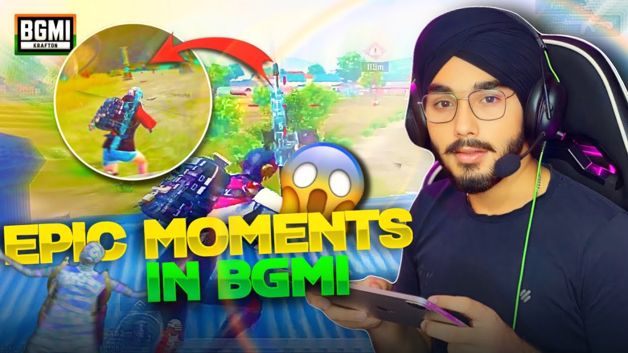 Epic Moments In Bgmi | Intense Kills In Bgmi - YouTube