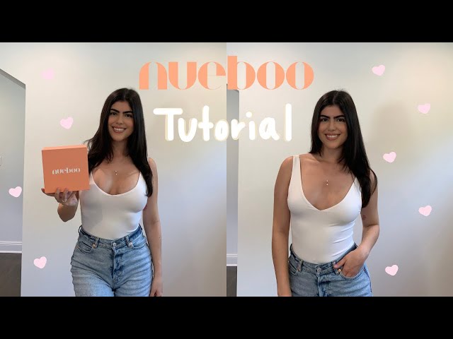 NUEBOO Instant Boob Lift! SMALL BOOB HACK Ft. Sticky Adhesive Bra!