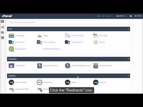 How to setup domain redirects in cPanel