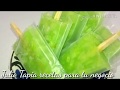 Paletas de pepino con limón fácil para negocio paleteria