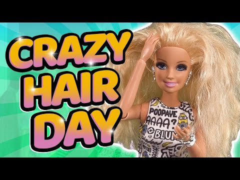 crazy hair barbie