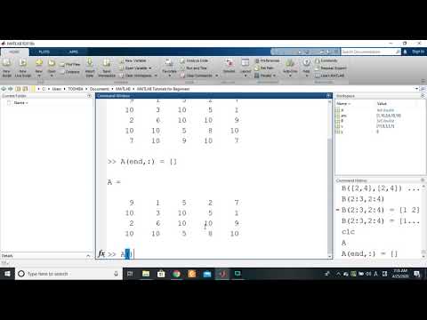 MATLAB 5.20. Arrays