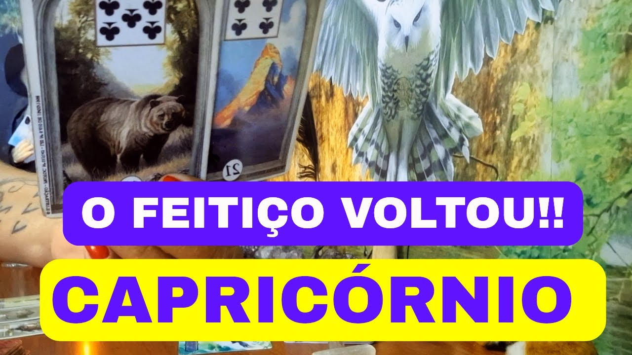 CAPRICÓRNIO 🔥O FEITIÇO VIROU CONTRA O FEITICEIRO!🤬 #capricornio #taro #baralhocigano