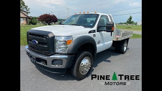 2016 Ford Super Duty F-550 DRW Chassis Cab XL Flatbed Walkaround