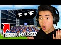 So a FAN made me a TRICKSHOT COURSE (so fun)