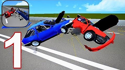 Car Crash Simulator : Accident - Mountain Gameplay Walkthrough, Car Crashes ( iOS, Android) | Part 1