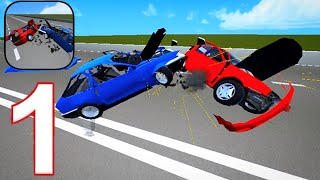 Car Crash Simulator : Accident - Mountain Gameplay Walkthrough, Car Crashes ( iOS, Android) | Part 1 screenshot 5