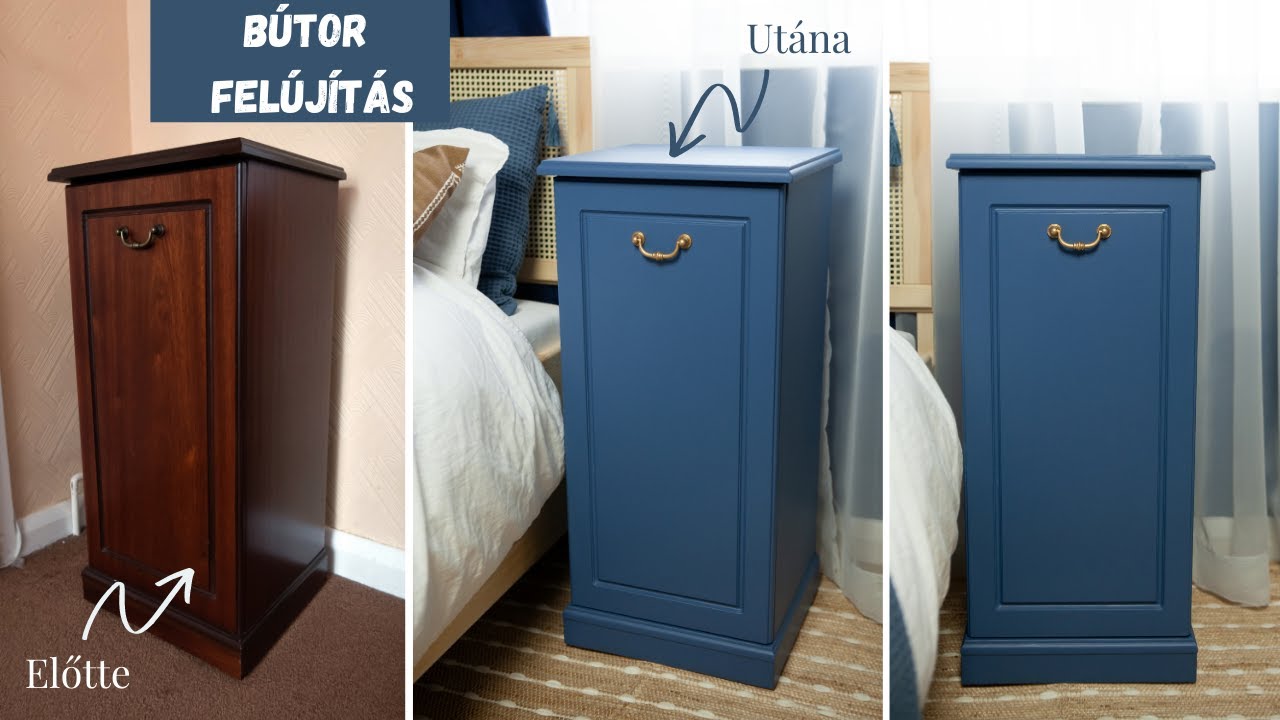 BÚTOR FELÚJÍTÁS: Kis/éjjeli szekrény átalakítás
