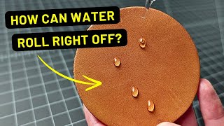 How Leather Waterproofing Works: See It In Action @internationalleatherclub