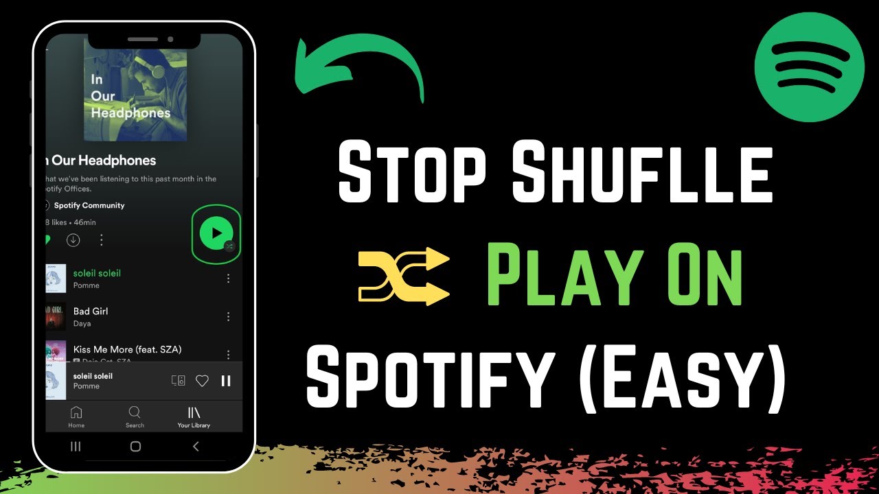 How to Stop Shuffle Play on Spotify ! YouTube How to Stop Shuffle Play on Spotify ! YouTube