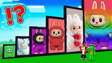 JJ and Mikey found LABUBU PORTALS in Minecraft Maizen