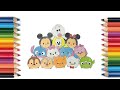 【Coloring】tsum-tsum　【塗り絵】ツムツム　#Coloring　386