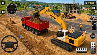 Mine Construction Driving Simulator 3d | Jcb Excavator & Truck Driving Game | Android Gameplay  screenshot 1