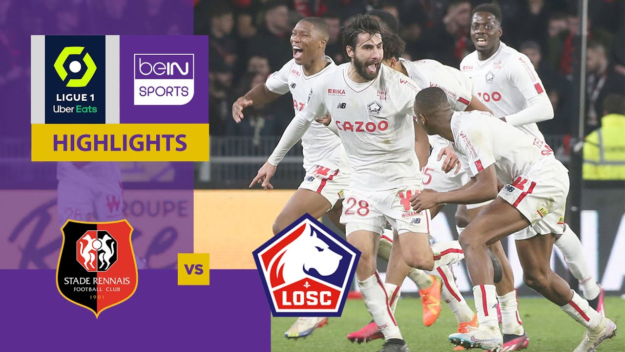 Rennes v Lille Ligue 1 22/23 Match Highlights YouTube
