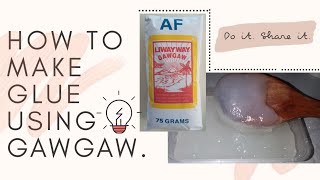 HOW TO MAKE PASTE USING GAWGAW || DIY PASTE screenshot 4