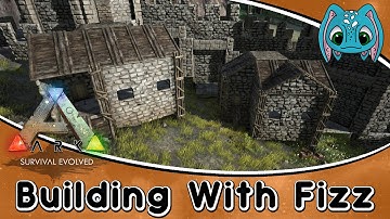 ARK:Survival Evolved Building w/ Fizz :: 2 Small House Idea Builds!!