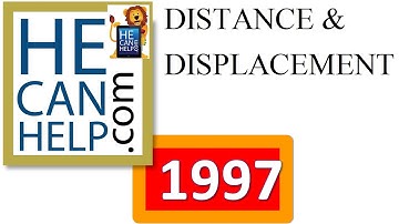 1997 {HECANHELP.COM USA} Distance and Displacement Mechanics Physics GEORGE MATHEW