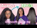 Cest mes cheveux a  kinky straight lace glueless wig ft glammane  dalhiailoveyou