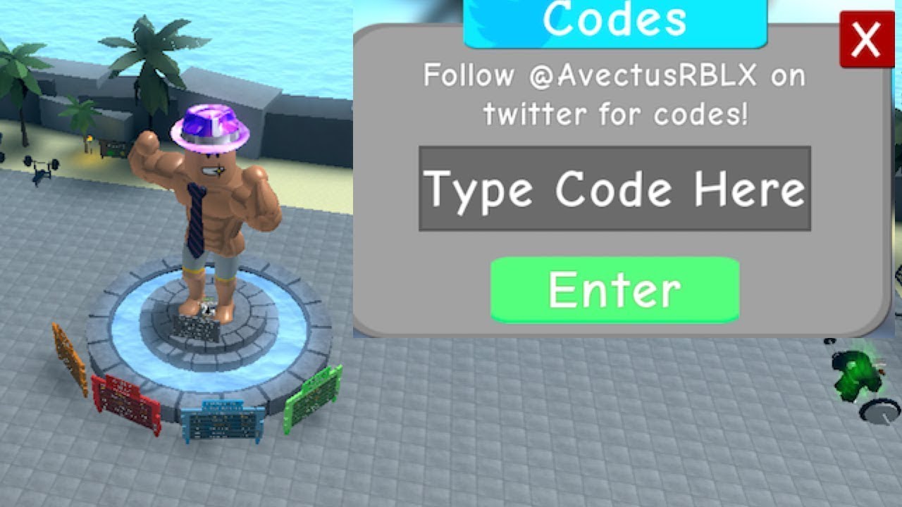 ALL 2018 CODES IN WEIGHT LIFTING SIMULATOR 3 ROBLOX YouTube