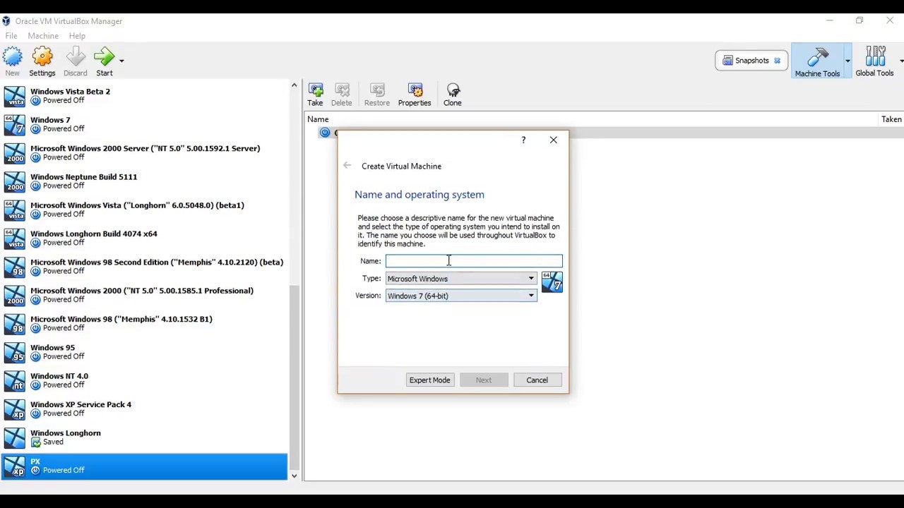 How to Create a Virtual Machine In VirtualBox - YouTube
