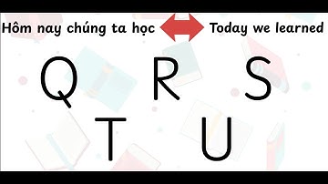 📑Learn Vietnamese Alphabet ( Q, R, S, T, U ) | Học Bảng Chữ Cái Tiếng Việt Cho Người Mới Bắt Đầu
