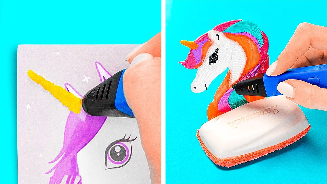 Cute And Colorful 3D-Pen DIY Crafts That Will Amaze You | Miniature Ideas And Home Decor