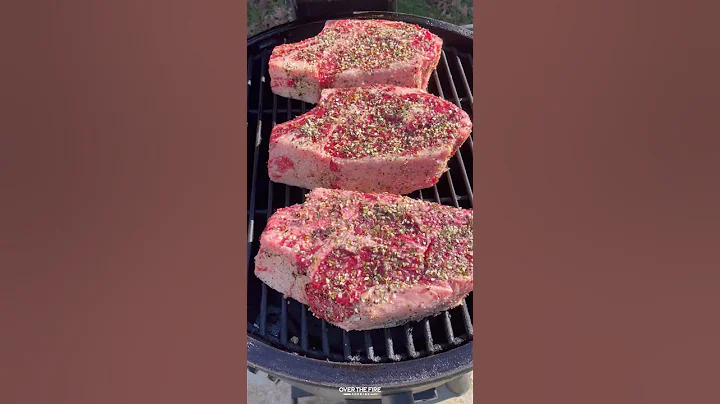 Reverse Seared Ribeyes with Black Garlic Butter | Over The Fire Cooking by Derek Wolf