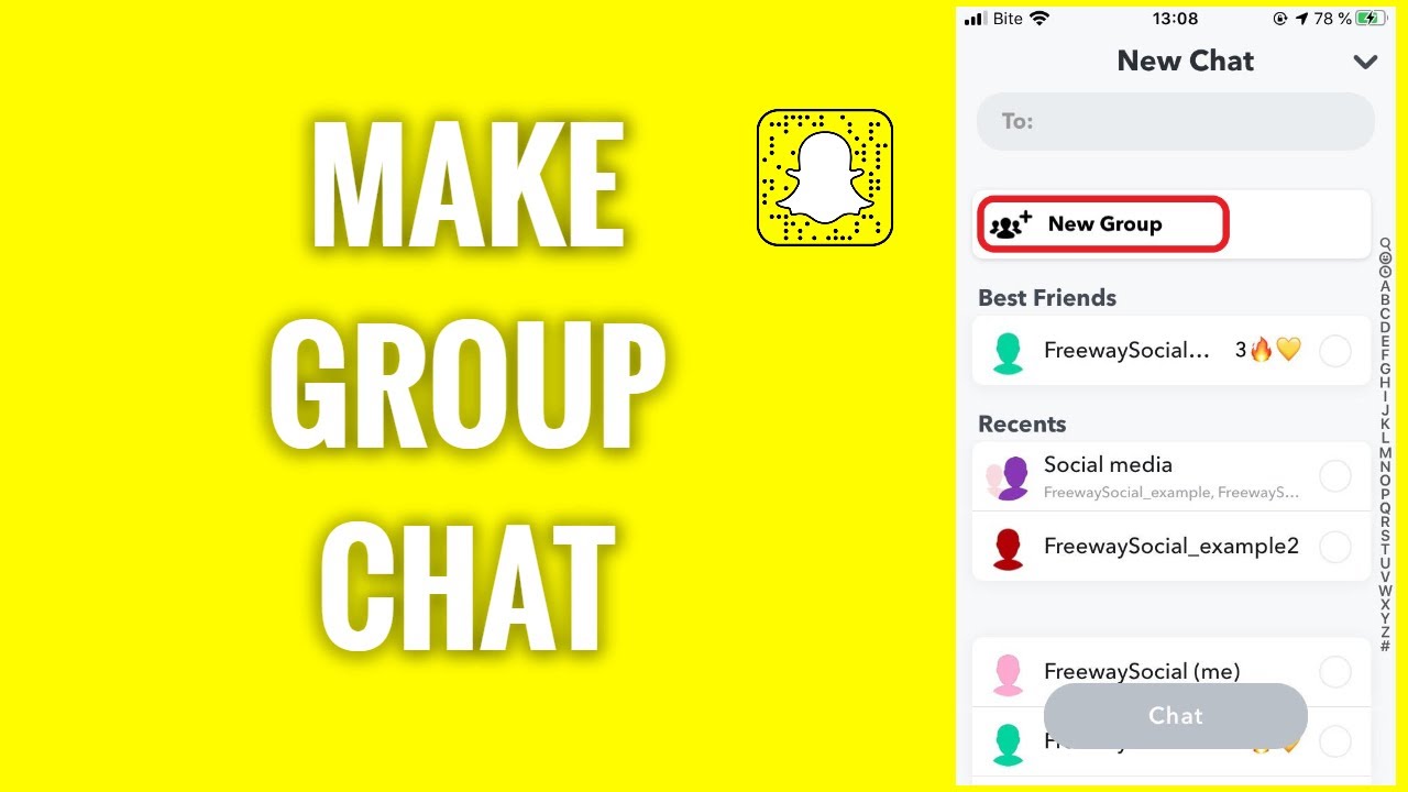 How To Make Group Chat On Snapchat YouTube