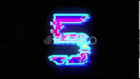 Cyber Glitch Countdown | Motion Graphics - Envato elements