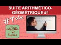 Exprimer une suite arithmético-géométrique en fonction de n - Terminale