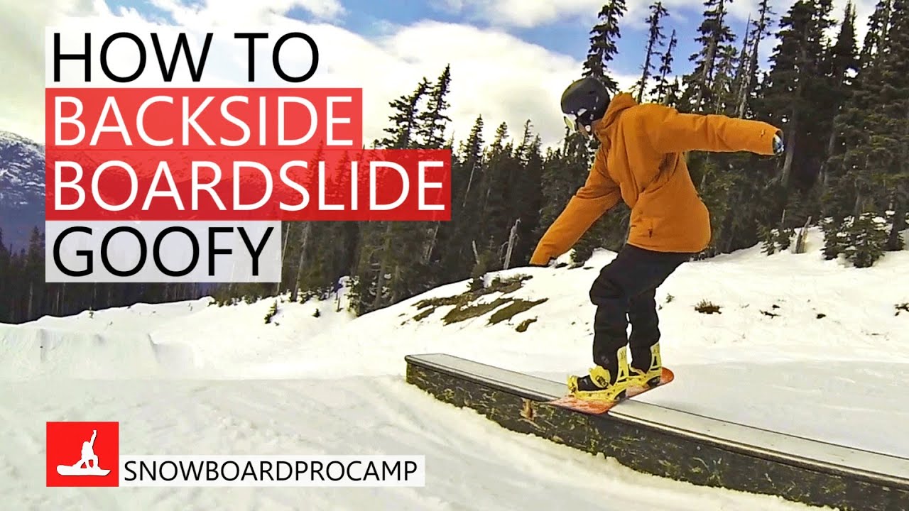 How To Backside Boardslide Snowboarding Tricks Goofy Youtube throughout How To 360 Snowboard Goofy