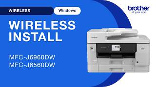 MFCJ6960DW wireless setup - Windows