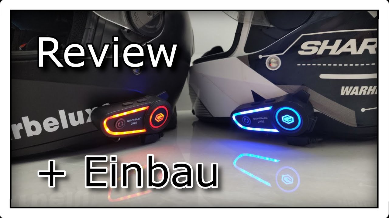 Produkt Review Gearelec DK02 Helmheadset + Einbau Tutorial YouTube