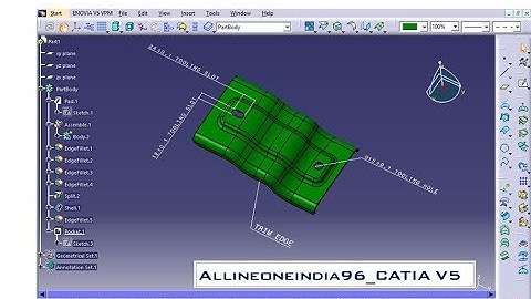 Automotive BIW  Part Design _ Advanced Catia V5 Tutorial_BIW Design
