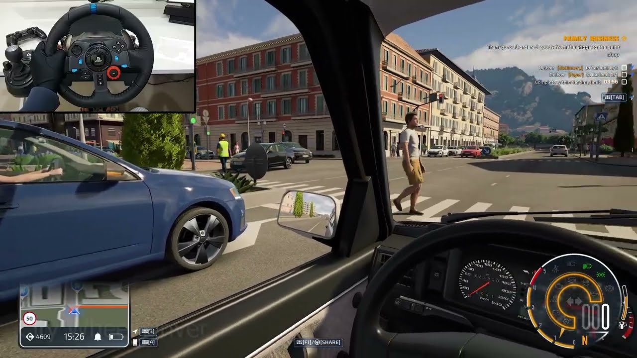 City Car Driving 2.0 Realistic First Job Gameplay | Logitech G29
