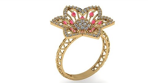 Making jewelry Ring 3D modeling//matrix 9// #tutorial /12