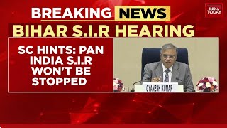 SC&#39;s Big Signal On Voter Lists: Won&#39;t Stop Pan-India SIR Exercise | India Today News