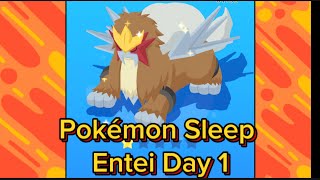Pokémon Sleep  - Entei Day One