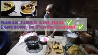 Makan bubur dini hari langsung dari dapur Bubur Pawon Mbah Sadiyo