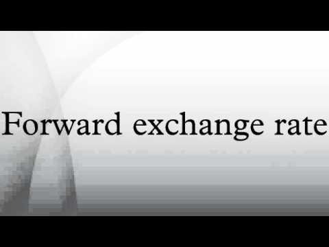 exchange rate forward